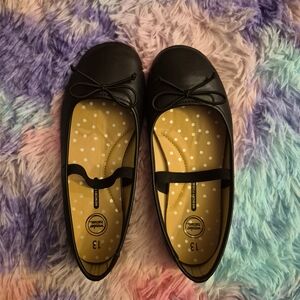 Wonder Nation Classic Black Kids Dress Shoes